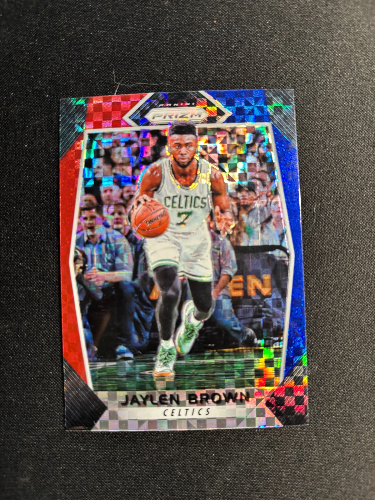 2017-18 Panini Prizm Red White & Blue Prizm Jaylen Brown Boston Celtics
