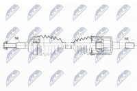 Antriebswelle NTY NPW-CH-096 FüR Jeep Cherokee KJ 4X4 Laredo CRD