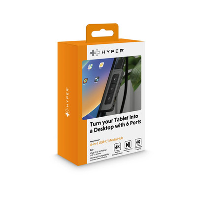 HyperDrive 6-in-1  USB-C  Media Hub - Brand New