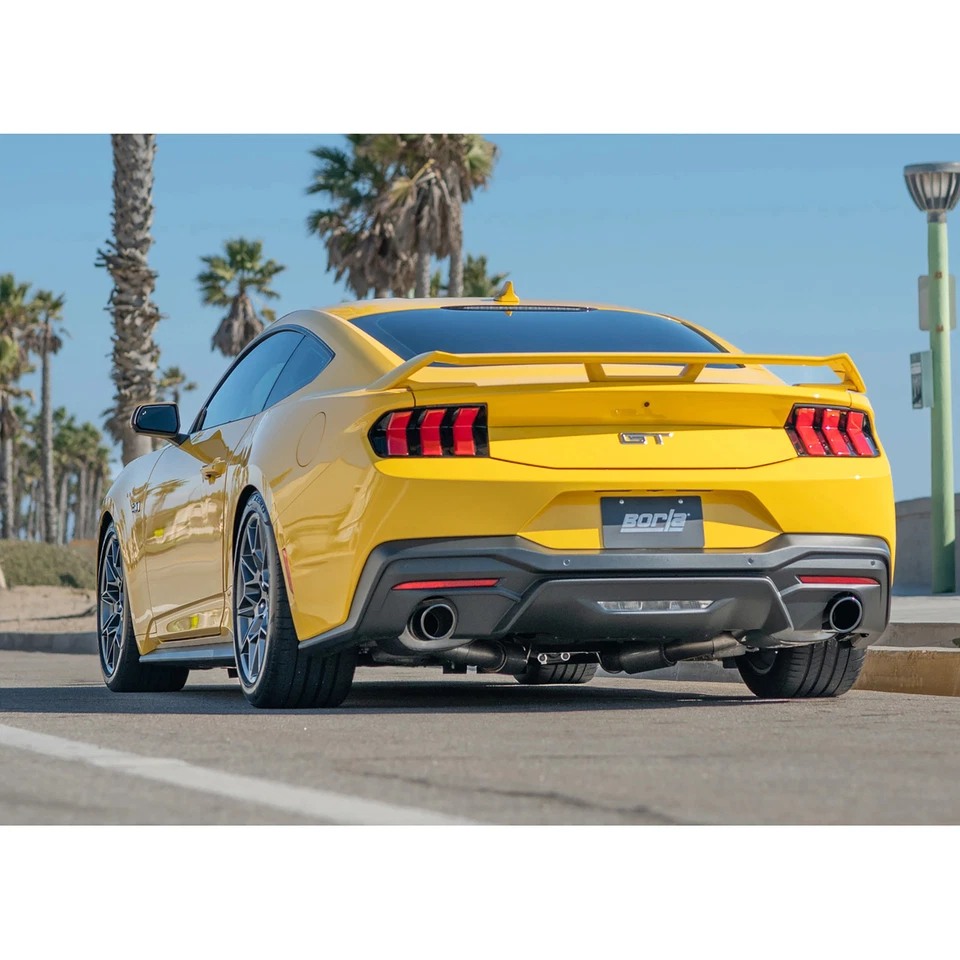 Sistema de escape trasero de acero inoxidable Borla 140960BC para Ford Mustang GT 2024 5,0 V8 Foto 2 de 4
