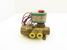Asco 8344B0 Red Hat Solenoid Valve 3 Way 120V 16.7W 25-250PSI 1/4"NPT