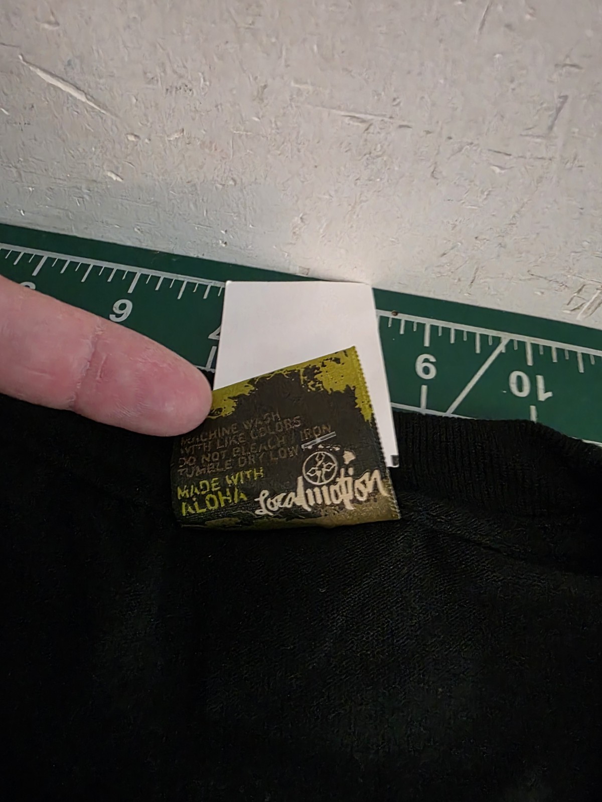 Local Motion T-Shirt Men's Size L Classic Y2k Surf Hawaii Logo Graphic Black Vtg