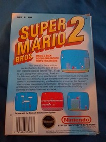 Super Mario Bros 2 Nintendo NES Empty Box  ONLY 1988 NO GAME Empty Box Mario 2