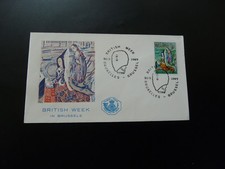 medieval history Marguerite d York British week FDC Belgium 1967
