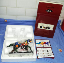 Trail of painted ponies tropical reef horse figurine in box,stunning,collectable