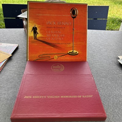 Jack Benny ''Golden Memories Of Radio'' LP Record Box Set - 6 Vinyl LP's 1969 EX