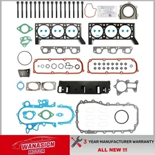 Engine Full Gasket Set w/ Head Bolts For 2007-2011 Jeep Wrangler 3.8L V6 EGT