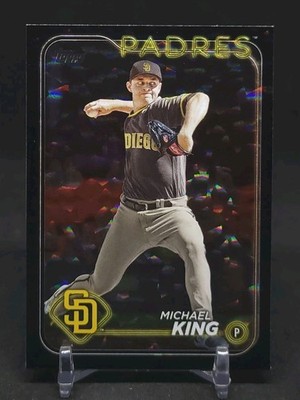 2024 Topps Series 2 Michael King Black Foil Super Box #429 San Diego Padres