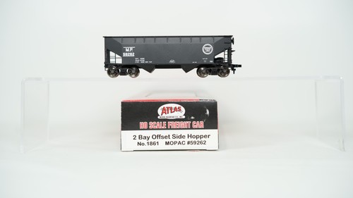 Atlas RTR HO Scale Missouri Pacific MOPAC 2-Bay Hopper Road #59262 DAÑO F2-5 | Condition: Used