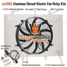 For 1999-2003 02 Dodge Ram 1500 2500 3500 Van Truck V8 Aluminum Shroud Fan Relay