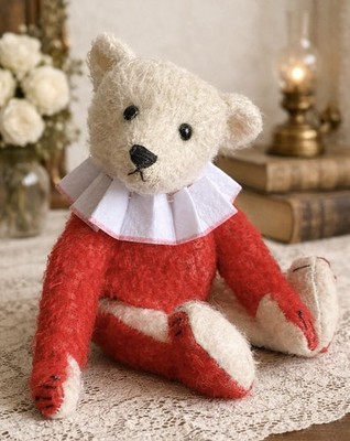 Piero antique style handmade artist teddy bear Steiff Schulte mohair 22cm 8 
