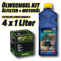 ÖLfilter MotoröL Kit 4L 15W50 Boxer 4 (FüR: KTM RC 390 ABS KTM IS RC 17-24 )