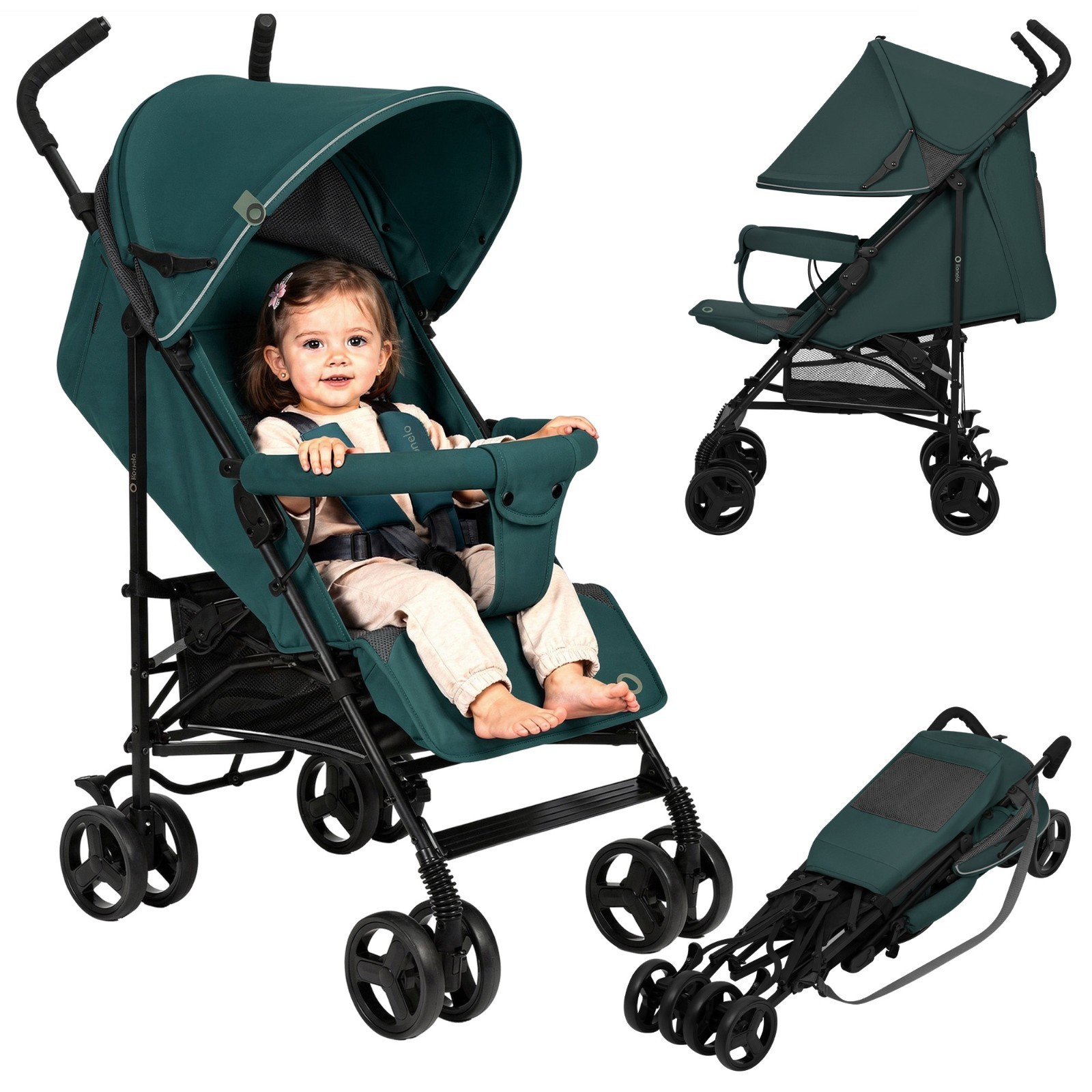 Passeggino pieghevole passeggino da viaggio LIONELO pieghevole zanzariera