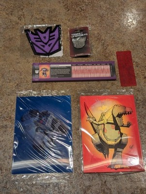 Transformers Skybound Compendium Kickstarter Extras Lot (Tech Specs, Cards, Pin)