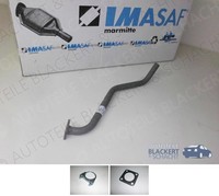 Imasaf Auspuff Hosenrohr + Anbauteile für Audi / VW 80 + Passat + Variant
