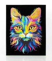 Diamond Dotz - Diamond Painting Neon Katze | Kit (Bastelset) (2025)