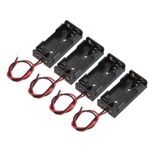 4Pcs 1.5V 2 Slots AAA Battery Pack, Black 1.71 per battery