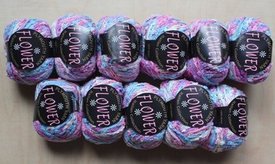 Plymouth Flower Italian Collection Yarn 11 Balls New 1603