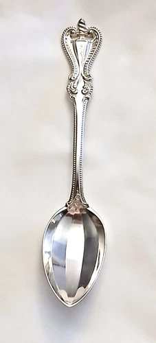 Towle sterling silver Old Colonial teaspoon monogram 5 5/8"