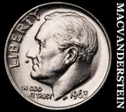 1963 Roosevelt Dime- Silver- Choice Gem Brilliant Unc Luster No Reserve #J3356
