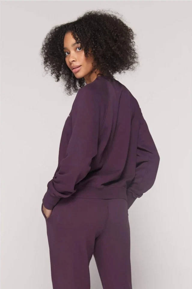 Sudadera Pullover Spiritual Gangster Bridget Raglán Púrpura. Talla mediana Foto 2 de 4