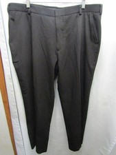 NEW MENS GEORGE CLASSIC FIT FOUR WAY STRETCH BLACK DRESS PANTS SIZE 40X30