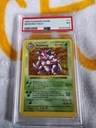 Pokémon TCG 1999 Base Set Nidoking Holo #011/102 English PSA 7 Error SHADOWLESS!