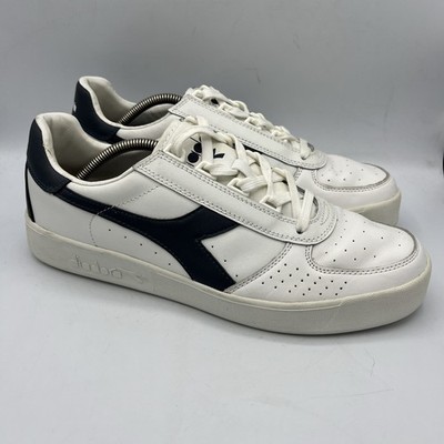 Mens Diadora Elite B. Athletic Shoes Sz 10 White Leather 501.170595