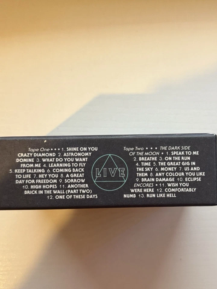 Pink Floyd Pulse Cassette 2 Tape Box Set 1995  Columbia Records Sealed ( Read ) - Image 3 of 4