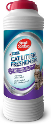 Simple Solution Katzenstreu-Erfrischer mit enzymatischem Reinigungsgranulat 600g