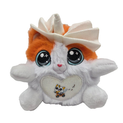 Zuru Unicorn Cat Plush 4'' Ball Glittered