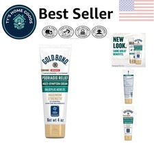 Hydrating Psoriasis Relief Cream 4 oz for Itchy, Sensitive Skin, Fragrance-Free