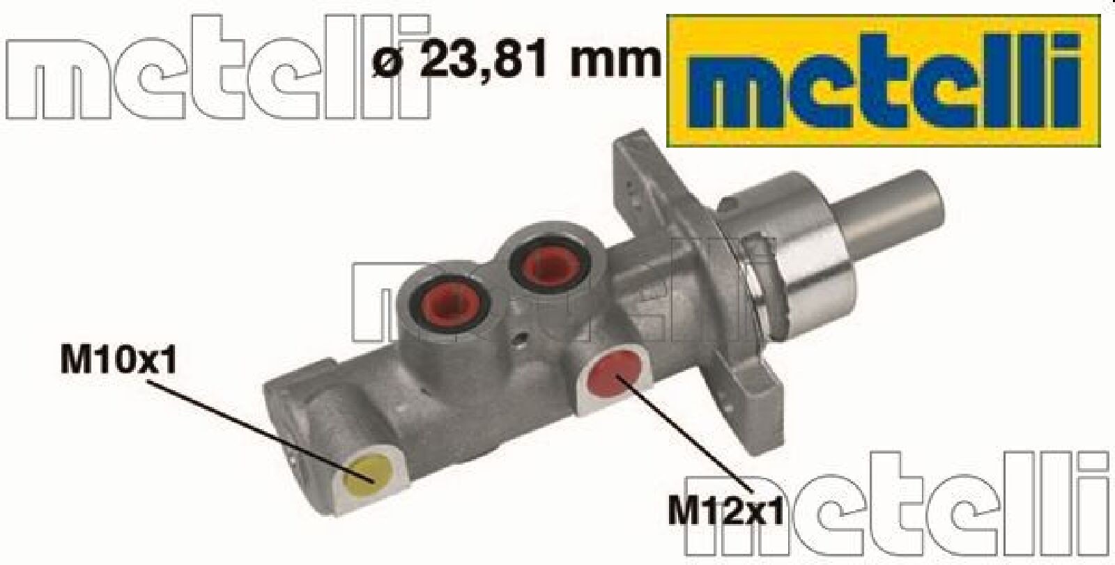 metelli 05-0358 Hauptbremszylinder Bremszylinder für Citroen für Peugeot