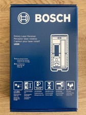 + BOSCH Rotary Laser Receiver 1000 ft. Red and Green-Beam LR20 NEW