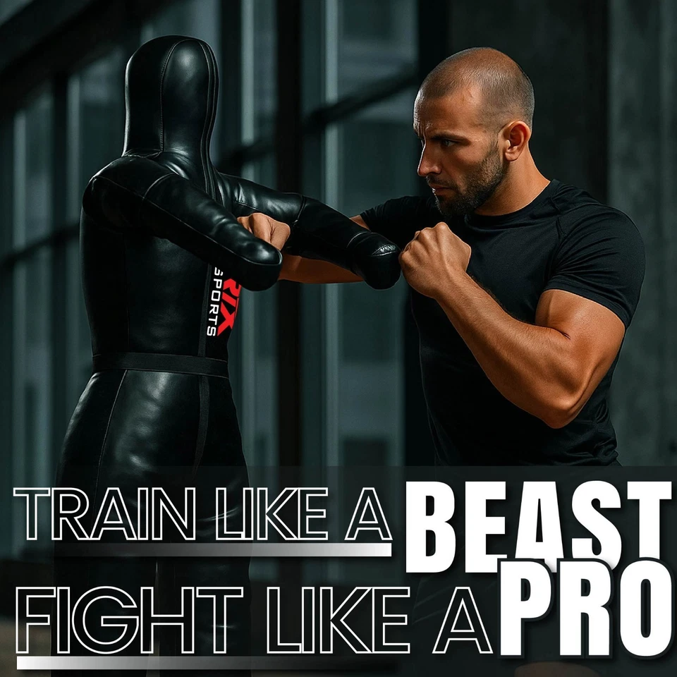 RTX Grappling Dummy Wurf Boxsack MMA Boxausrüstung Trainingsdummy Brazilian - Bild 3 von 4