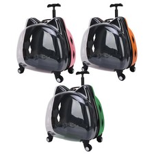Pet Rolling Carrier, Dog Backpack with Wheels, Cats, Puppy Travel Bag with Wheel