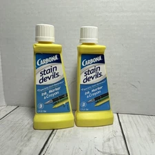 Carbona Stain Devils Specialty Stain Remover Ink Marker & Crayon 1.7 oz 2 Bottle