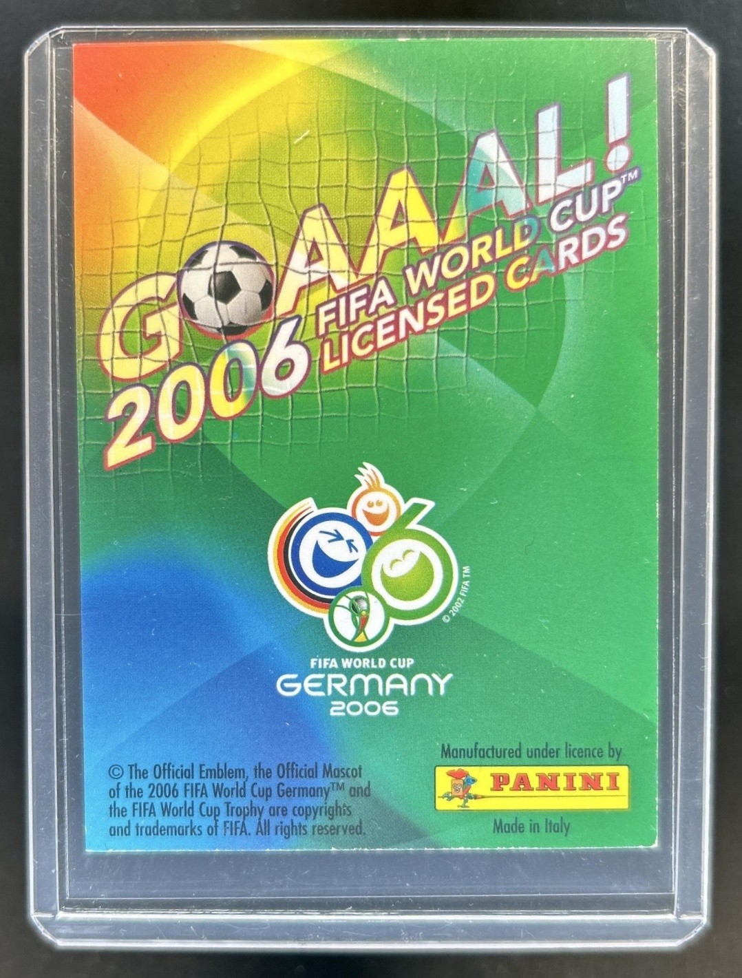 2006 Panini Goaaal! World Cup Germany Lionel Andres Messi #106 Argentina view 2