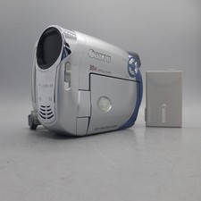 Canon DC201 Handheld DVD-RW Camcorder Silver Tested