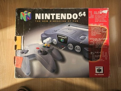 N64 Konsole - Nur Ovp Ohne Konsole