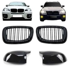 Calotte specchietti sportivi nere adatte per BMW X5 E70 06-13