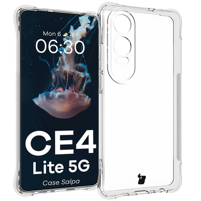 Handyhülle für OnePlus Nord CE4 Lite 5G Bizon Cover Futeral Tasche Transparent