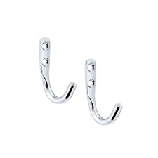 Multipurpose Hooks Used to Hang Clothes Bags Coats Curtain Hold Backs Keys Co...