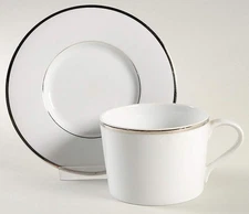 Block Lisboa Platinum Cup & Saucer 35082