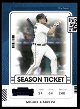 2021 Panini Contenders #76 Miguel Cabrera Blue