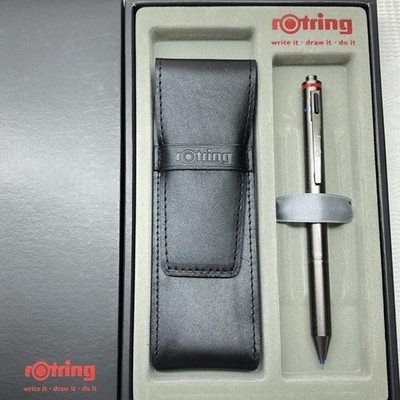 Old Model rOtring Multi Pen 4 in 1 Leather Pen Case