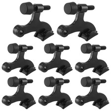 8pcs Black Hinge Pin Door Stoppers, Adjustable Heavy Duty Door Stoppers Hinge