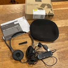 Jabra Biz 2400 II Duo CC Wired Headset - Black Hands Free Excellent