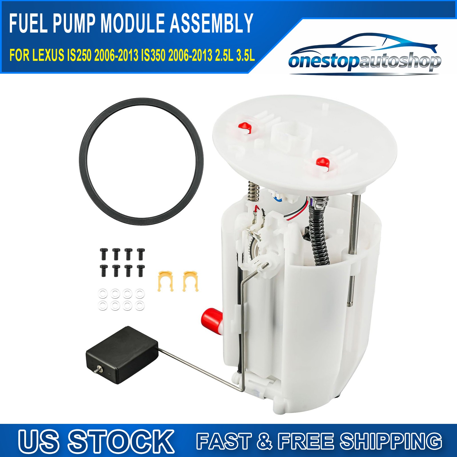 New Fuel Pump Assembly for Lexus IS250 IS350 2006-2013 V6 2.5L 3.5L DOHC Petrol