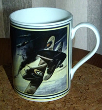 Aynsley Imperial War Museum WW2 Collection RAF Mug HURRICANE Plane Bone China